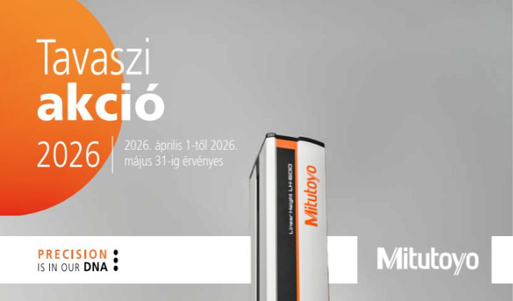 Mitutoyo tavaszi akció - 2026